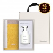 송월 생활공작소 2P 세트 (컬러웨이 타올 1매 + 핸드워시 250ml 1개)