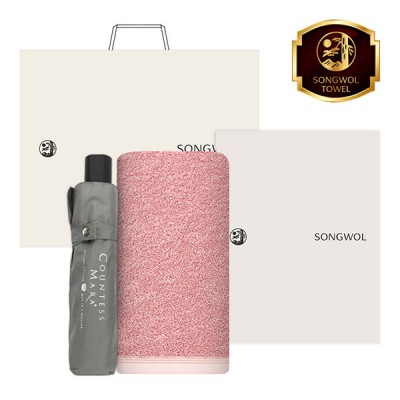 송월 타월 우산 2매 콤보세트 ( 40수180g+ CM3단뉴폰지)