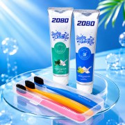 애경 2080 퓨어치약 2종 덴티메이트 초극세모 고급칫솔 3개 휴대용케이스