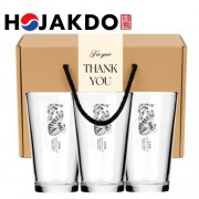 한국전통 K컬쳐 샤이닝 글라스컵 480ml 3P 선물세트