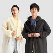 로페리아 남녀공용 EVA 단추형 성인용 레인코트 패션우의(0190241)
