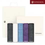 송월 프리미엄 뱀부무지 180g 5매 세트