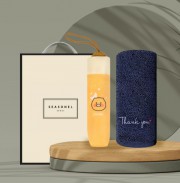 시즈넬 선물세트 카카오 수동우산+송월땡큐타올190g