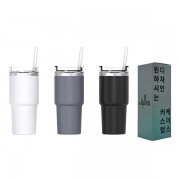 [굿즈 골드넬] 키스크 빨대 텀블러 600ml