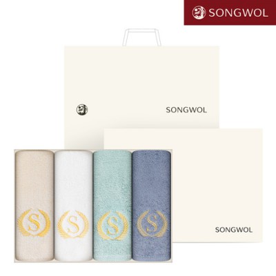 [송월타올] 송월 슈퍼클래스S30 4P 타올세트