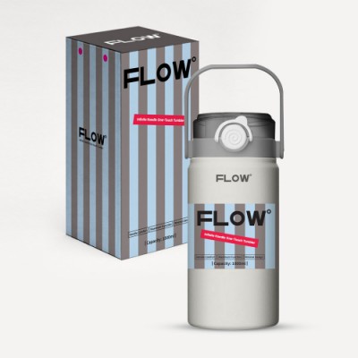 플로우 인피니트 핸들 원터치 텀블러 1000ml