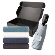 송월 양우산 선물세트 8(송월 향균 무지 150g+5단 자동양우산 R-3)