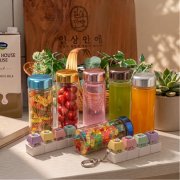 마이보틀 메탈캡 아이스 패트500ml 물병 물통 + 키캡키링 4구 세트 클리커 클릭커 딸깍이 키링 열쇠고리