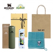스탠리 트랜짓 플립탑머그473ml 텀블러세트4호 카밀핸드크림100ml 송월핸드타올 쇼핑백포함