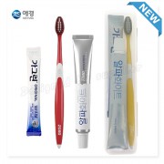 애경2080클린미세모 2080화이트치약 가그린1p 칫솔치약세트