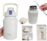 [라온까사 피크닉 텀블러 1300ml] 대용량/개별케이스/빨대포함/인쇄가능