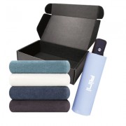 송월 양우산 선물세트 7(송월 향균 무지 150g+3단 자동양우산 R-1)