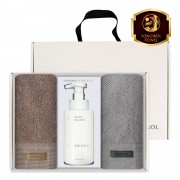 송월 생활공작소 3P 세트 (뉴명품 타올 2매 + 핸드워시 500ml 1개)