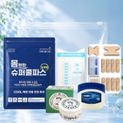 몸편한 구급키트 4종세트 41호(일체형 쿨파스+구급밴드 면봉보급형22p+안티푸라민연고+바세린젤리)