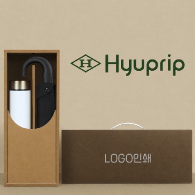 협립 3단 280T 블랙곡자손 완전자동 우산 +로나 이중진공 텀블러-세트