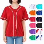 남성 여성 행사 에어로쿨 베이스볼 야구 컬러 라인 반팔 티셔츠 (S-3XL)