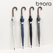 BOR 063 원목 곡자 손잡이 암막 자동 장우산 105 8K