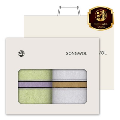 [송월타올] 컬러베이직36 타올 30수 130g 2매 풀세트