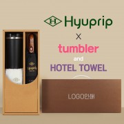 협립 3단 70 완전자동우산 +스마트온도계 카페텀블러+협립호텔코마170타월-세트