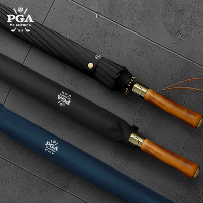 PGA 64*16K 원목손잡이 빈티지 골프우산(0189956)