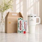 스탠리 퀜처591ml 손잡이형 텀블러+유시몰 오리지널 프리미엄 치약 106g(2종세트)
