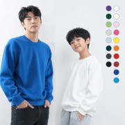 면혼방 기모 데일리 맨투맨 남녀공용 성인 아동 키즈 단체 유니폼