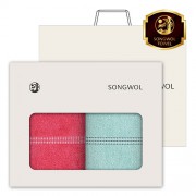 [송월타올] 볼륨40 타올 16수 140g 2매 풀세트