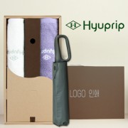 협립호텔코마170타월 2P+협립 3단 슈퍼TEN(10K) 초고밀도 카라비너 완전자동 우양산 세트