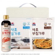 DO 홍게간장500ml 사조밀가루500g 부침가루500g(3종)