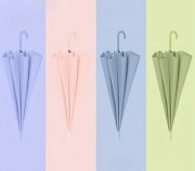 229_모던 프로스티드 롱 핸들 8리브 우산