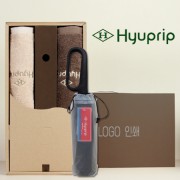 협립40수호텔코마180타월 2P+협립3단60 카라비너10K 거꾸로 300T고밀도 완전자동 우산 세트