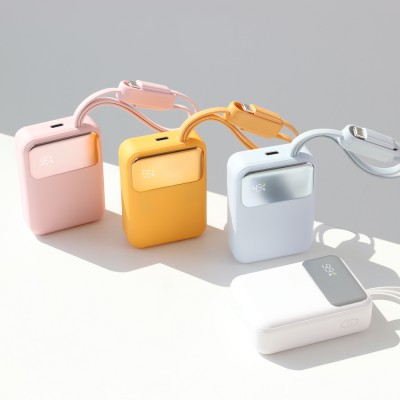 레파 GT05 35W 초고속충전 내장케이블 보조배터리 10000mAh