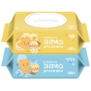 크리넥스 수앤수실키 카카오프렌즈 라이언 물티슈 캡형 80매