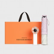 벨솔라 로맨틱 투톤 초경량 우양산 미니 암막 3단 양우산 선물세트+쿨샷 휴대용 핸디 선풍기
