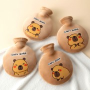 귀여운 카피바라 보온 물주머니 손난로