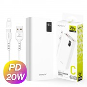 뉴에이커 슬림 핏 PD 20W 고속 보조배터리 20000mAh CP 0.2M 20W 원형 케이블