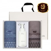 송월 생활공작소 3P 세트 (CM 클래스44 타올 2매 + 핸드워시 500ml 1개)