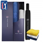 PGA 2단완전자동 암막 우양산+170g 면사타올 세트