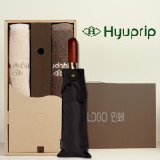 협립40수호텔코마180타월 2P+협립 3단60 슈퍼 엔티크 초고밀도 완전자동 우양산 세트