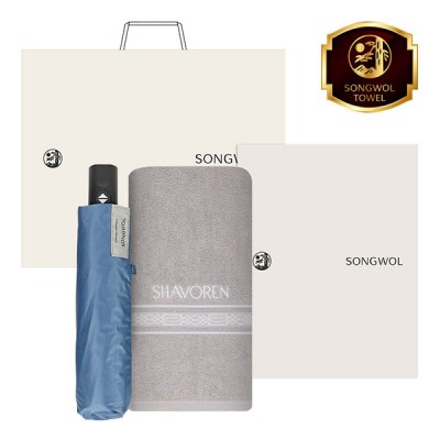 송월 타월 우산 2매 콤보세트 (샤보렌디럭스 + SW3단비즈니스완자)