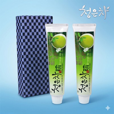 애경 청은차 치약 120g 2개 세트 포장지포장