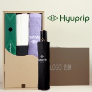 협립호텔코마170타월+협립 3단10K 고밀도 슈퍼 완전자동우산+협립 투톤에코백 세트