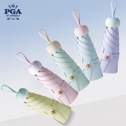 PGA 5단 미니 마카롱 컬러코팅 우양산(0216939)