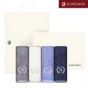 [송월타올] 송월 슈퍼클래스 뱀부 S90 4P 타올세트