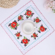 로페리아 여성 꽃무늬패턴 손수건(30*30cm)(0217625)
