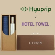 협립 3단60 8K 와인하트 암막 완전자동우산 +코마40수180호텔타월-세트