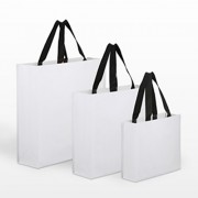 타포린가방 종이 화이트 (소,중,대)