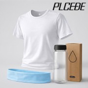플씨드 브리즈핏 에어 쿨 반팔 티셔츠 + 스포츠 핏 쿨 헤어밴드 + 보틀 350ml 3종 세트