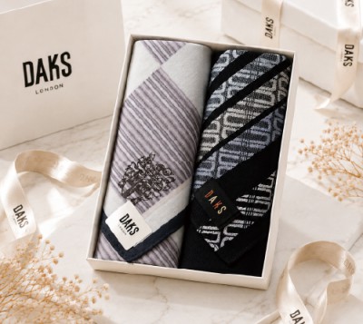 DAKS 닥스 손수건 2p세트(기획)