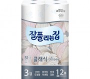 미래생활 잘풀리는집 클래식 3겹데코 27m 12롤 두루마리 휴지